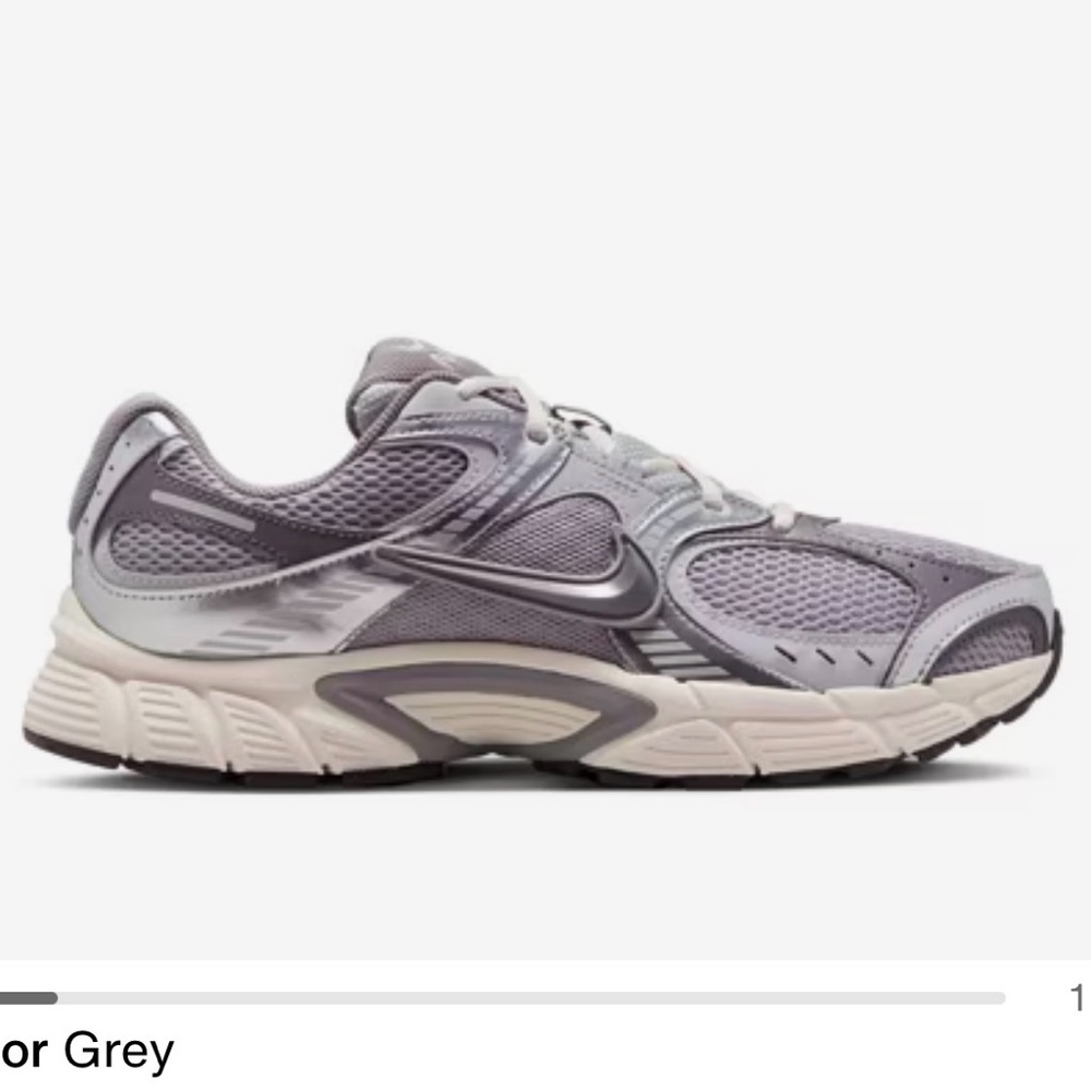 Nike V5 RNR Gray and Silver Sneakers